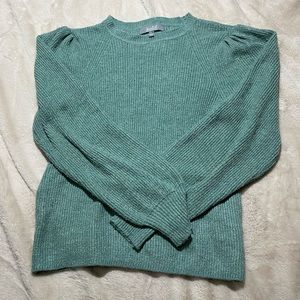Teal sweater